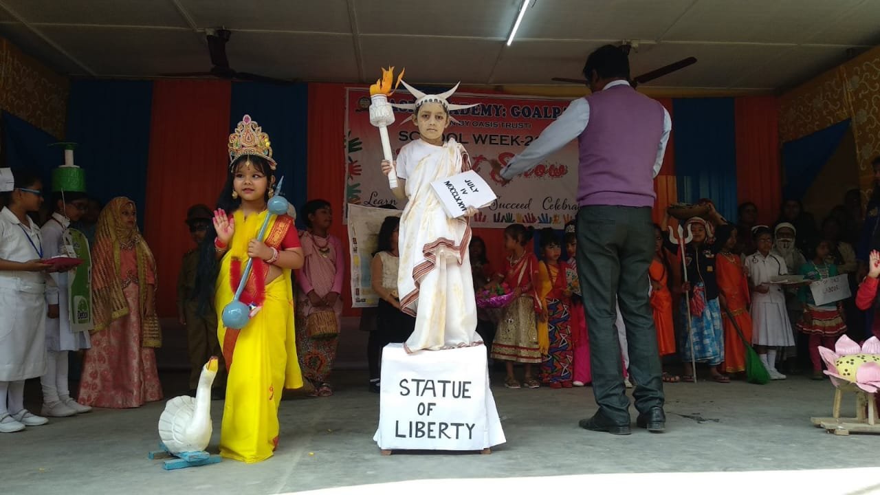 Students at Oasis Academy, Goalpara